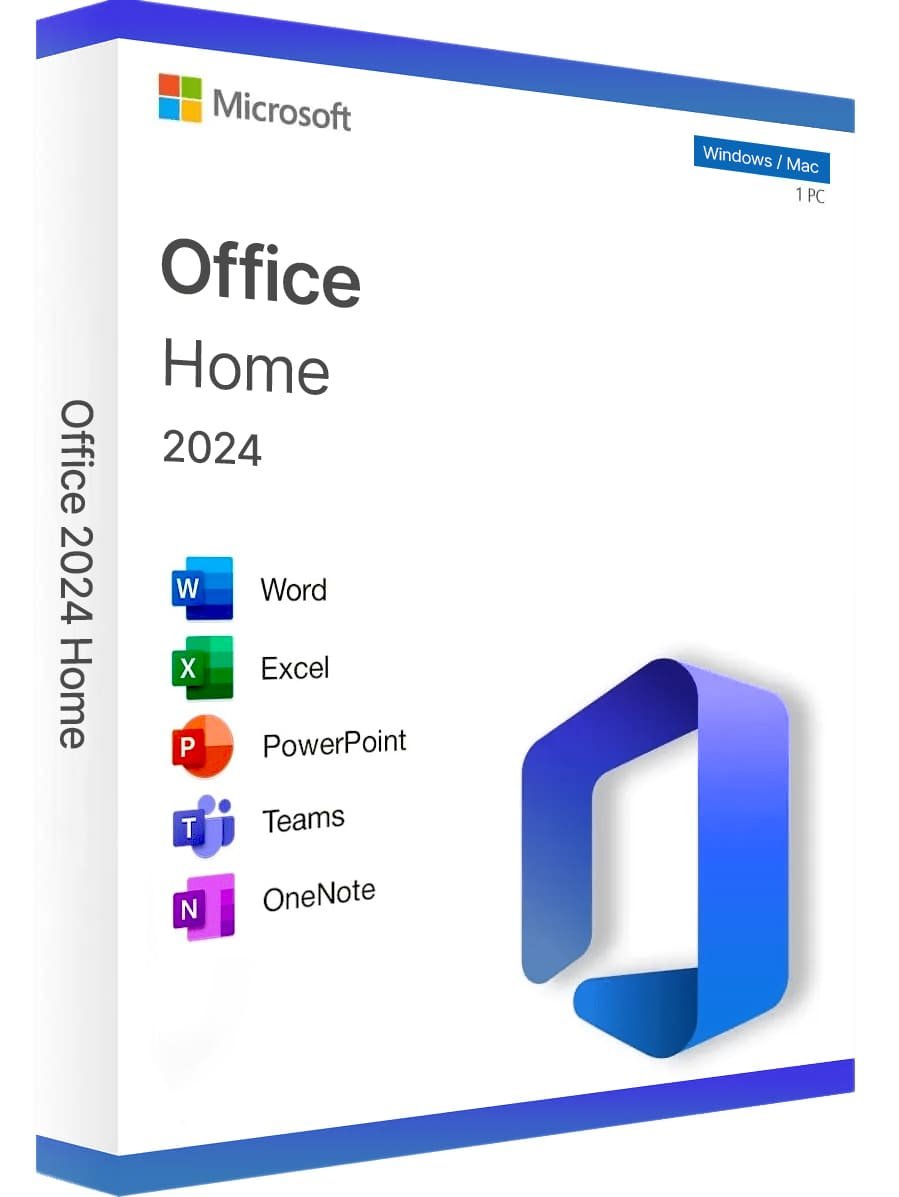 Office 2024 Home – Lizenz für 1 Gerät (Windows & Mac) | Sofortige Lieferung per E-Mail